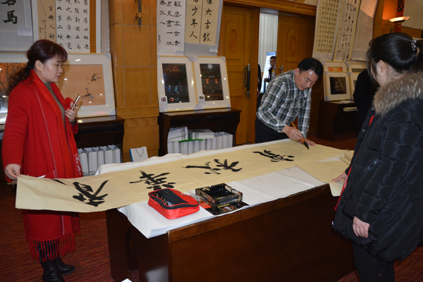 亮化工程書法慈善活動湖南正陽